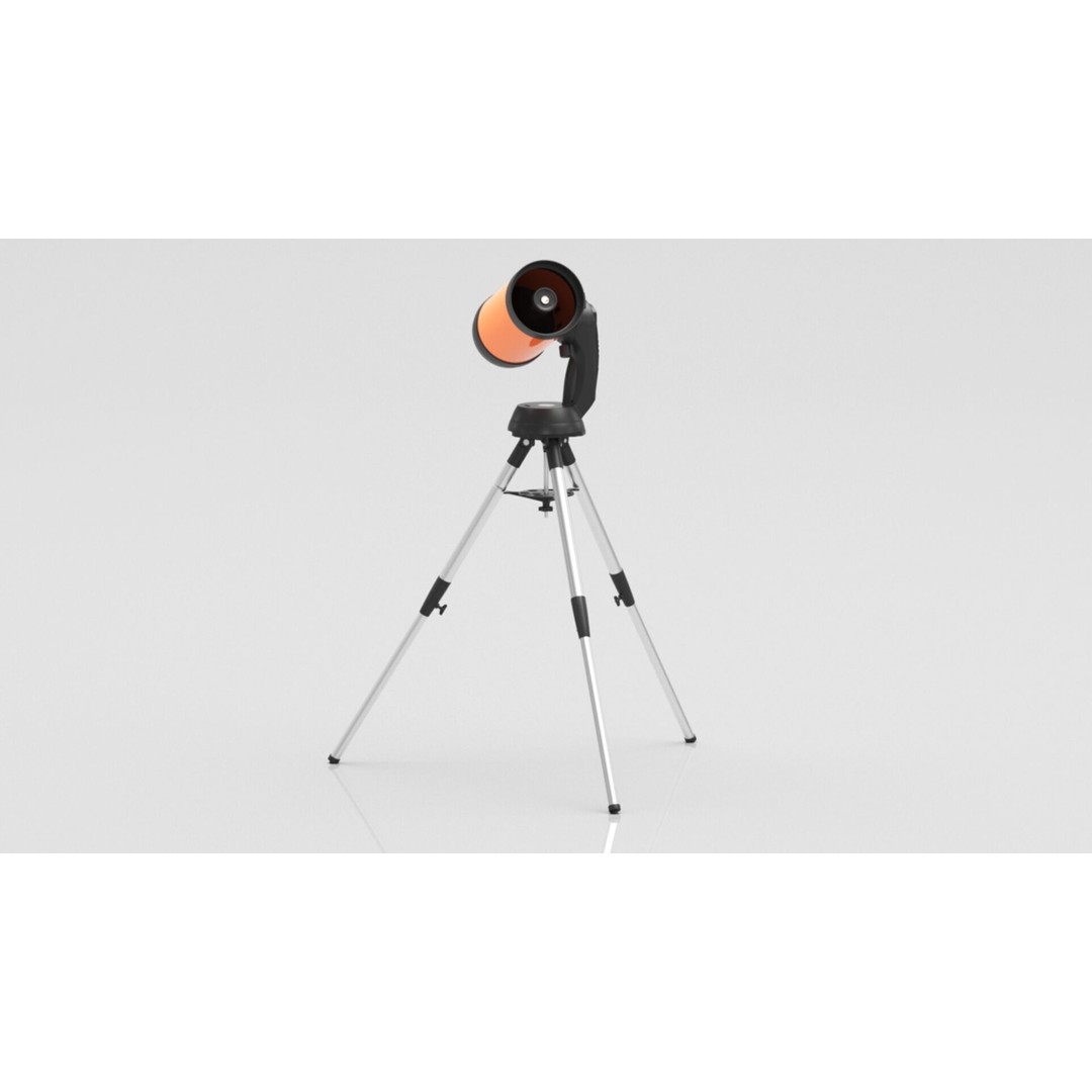 Celestron NexStar 8 SE Telescope 3D Model – Low Poly PBR Asset, FBX - View 5