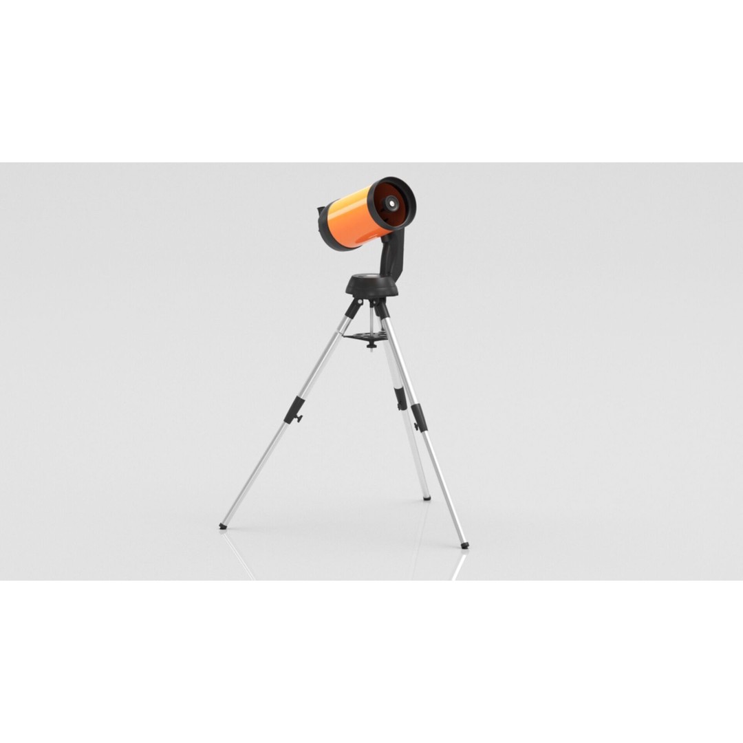 Celestron NexStar 8 SE Telescope 3D Model – Low Poly PBR Asset, FBX - View 6