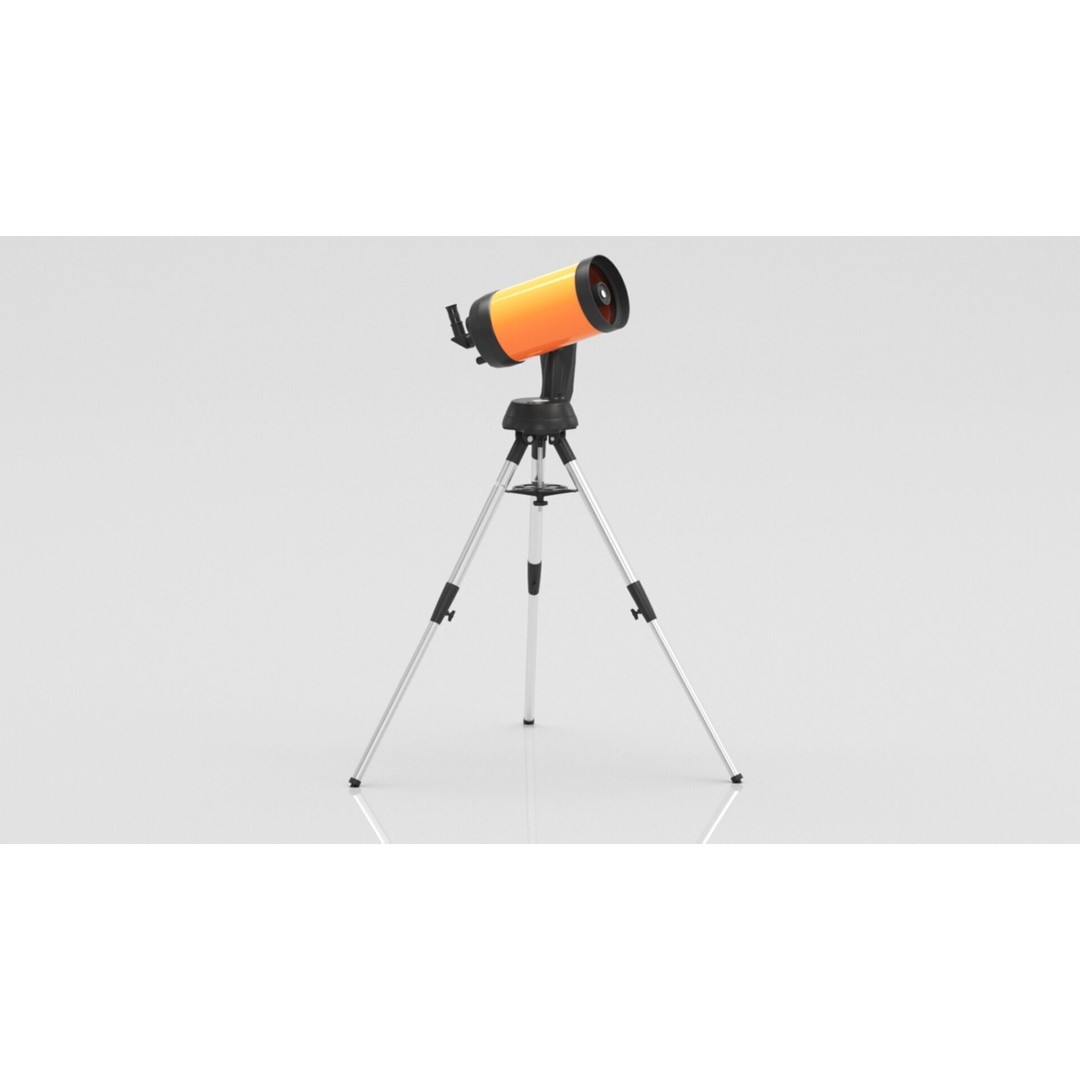 Celestron NexStar 8 SE Telescope 3D Model – Low Poly PBR Asset, FBX - View 7