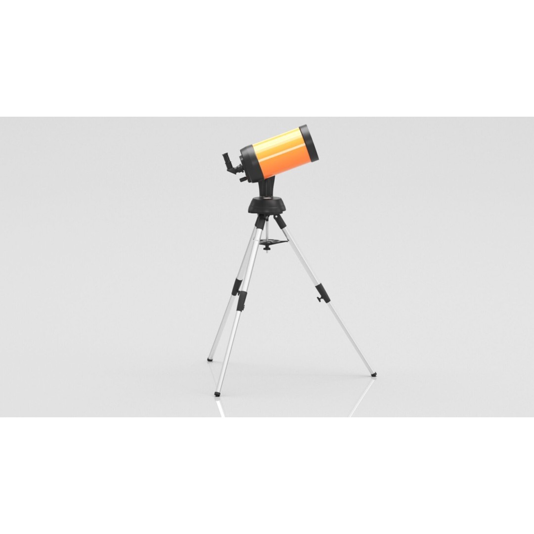 Celestron NexStar 8 SE Telescope 3D Model – Low Poly PBR Asset, FBX - View 8