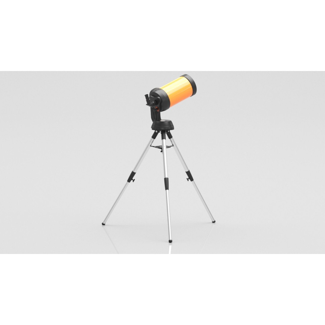 Celestron NexStar 8 SE Telescope 3D Model – Low Poly PBR Asset, FBX - View 9