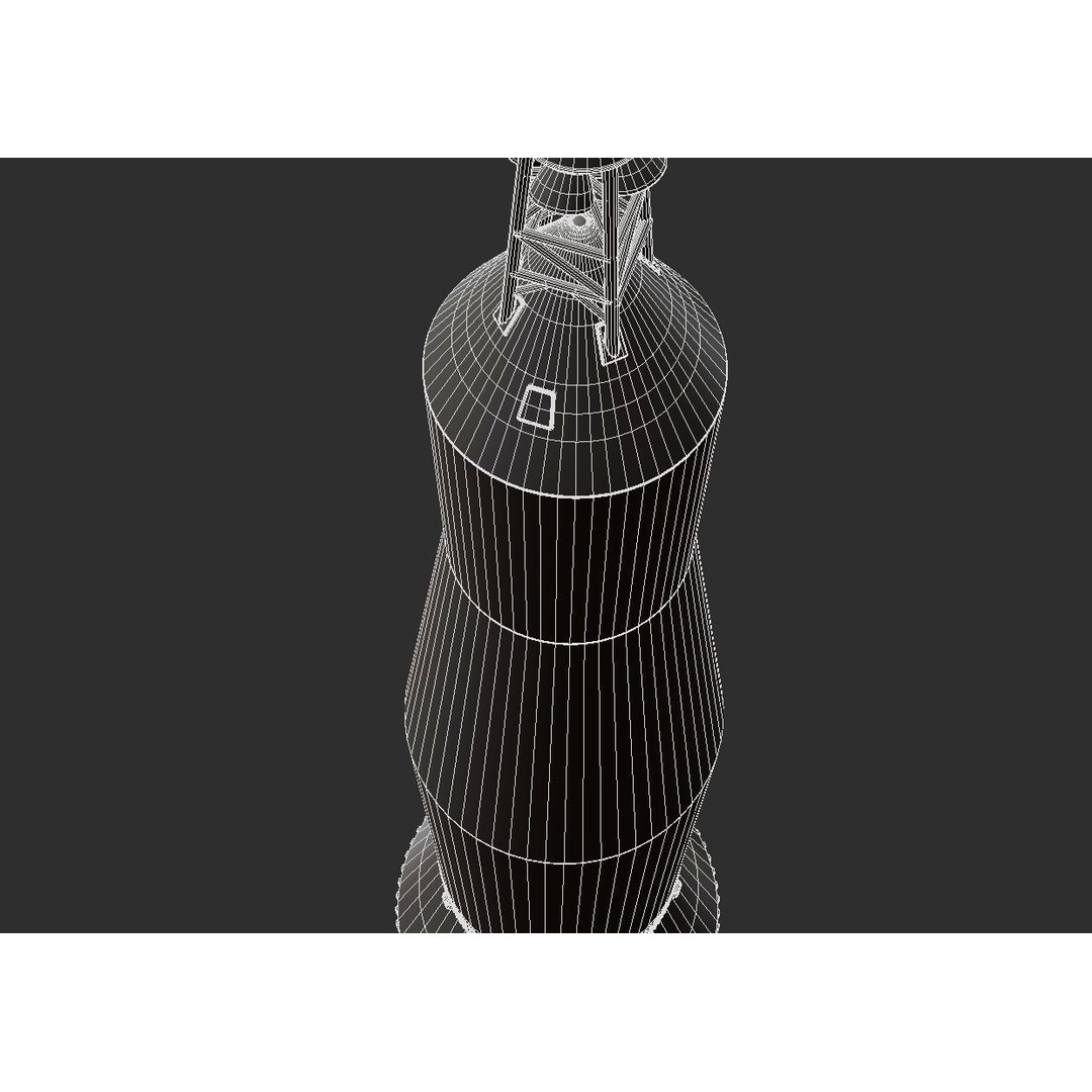 Saturn V Rocket 3D Model – High Poly Space Asset, Blender, FBX - View 20
