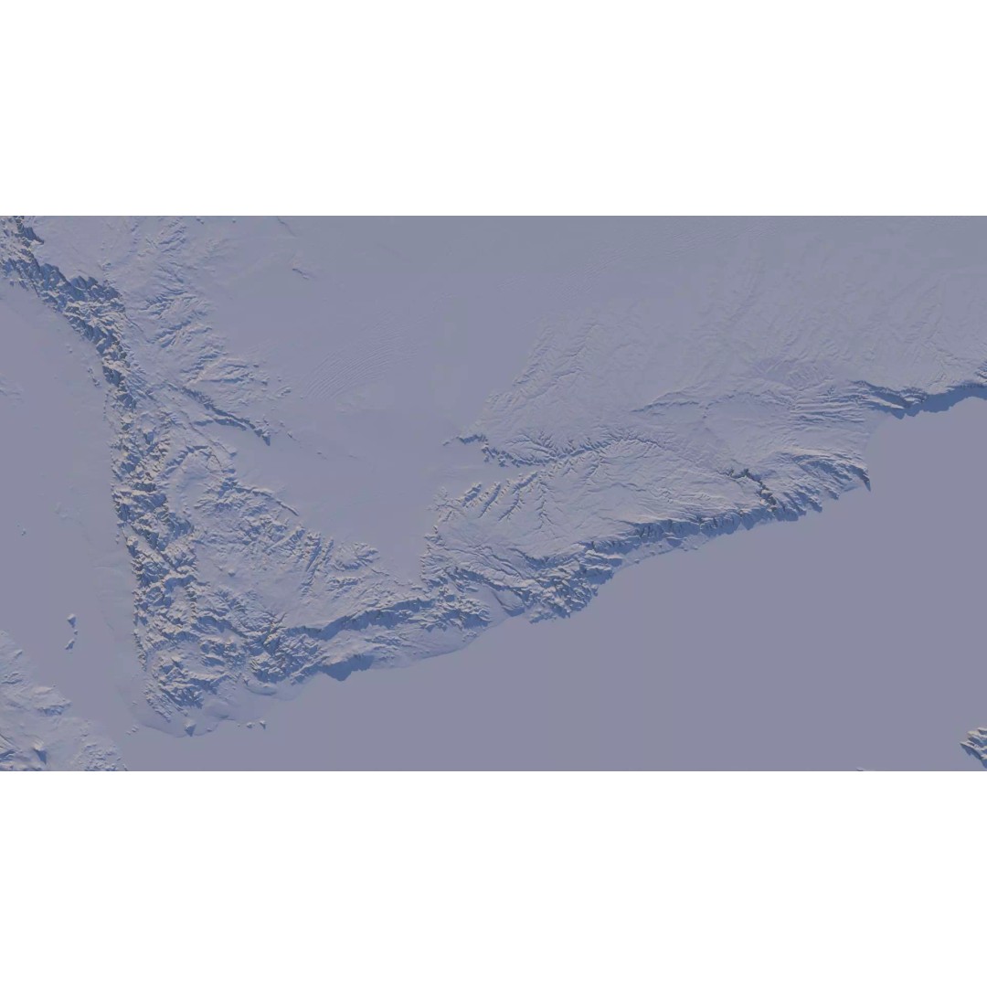 Yemen Map 3D Model – Realistic Satellite Terrain, MAX, FBX, OBJ - View 21