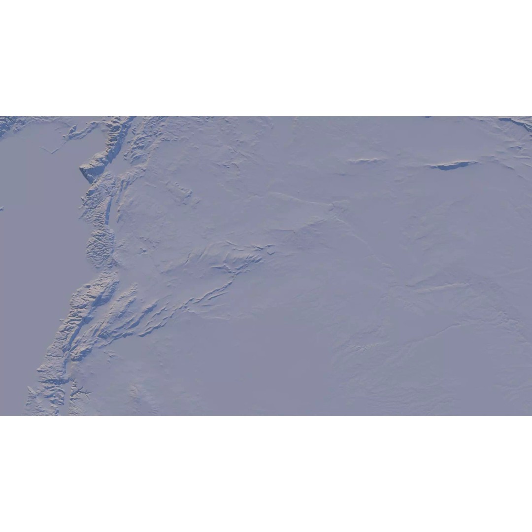 Syria Map 3D Model – Realistic Satellite Terrain, 15K Textures - View 21