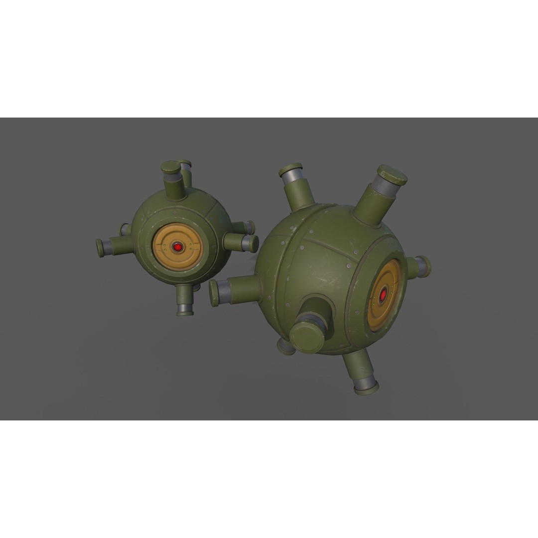 Sci-Fi Mines 3D Model – Low Poly Game Asset, FBX, PBR Textures - View 10