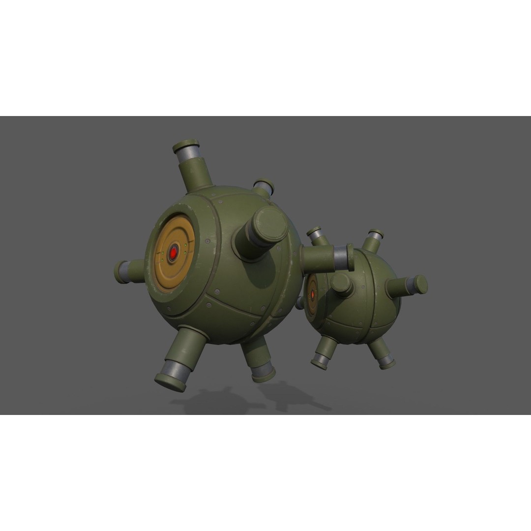 Sci-Fi Mines 3D Model – Low Poly Game Asset, FBX, PBR Textures - View 11