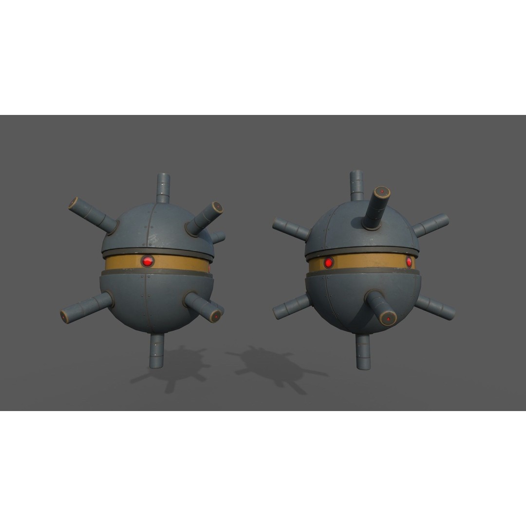 Sci-Fi Mines 3D Model – Low Poly Game Asset, FBX, PBR Textures - View 4