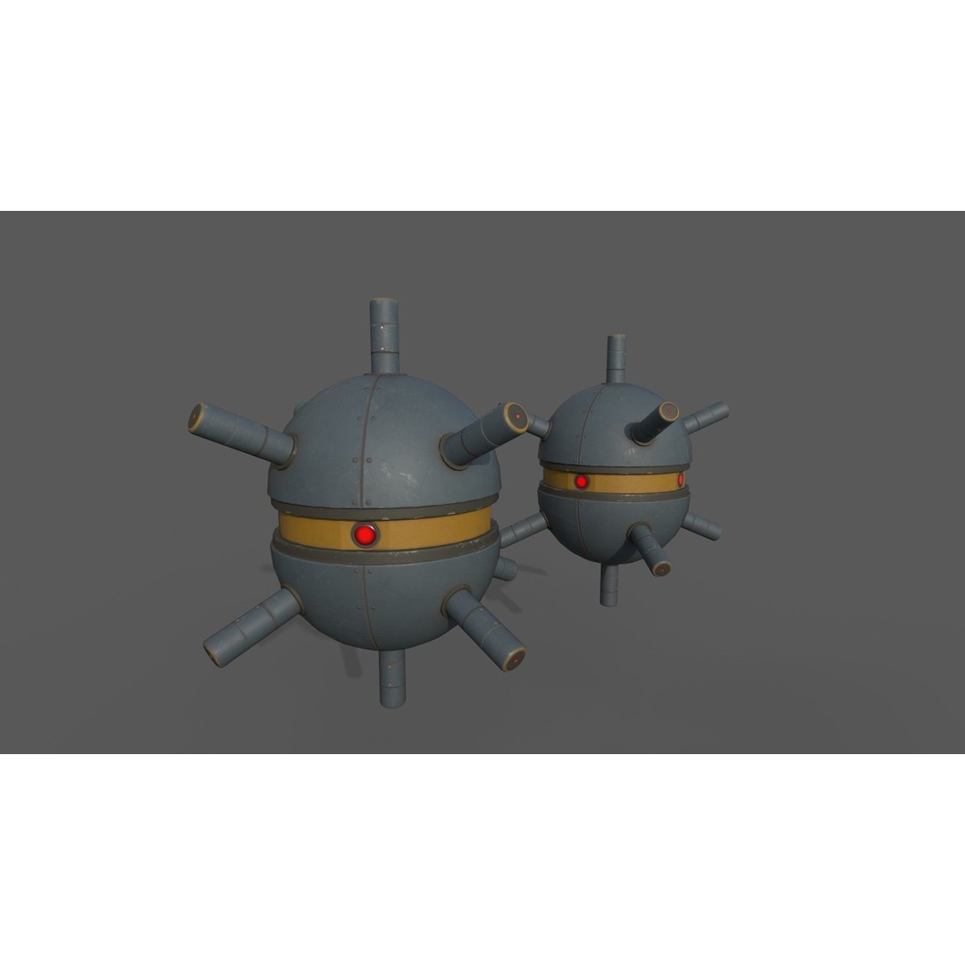 Sci-Fi Mines 3D Model – Low Poly Game Asset, FBX, PBR Textures - View 5