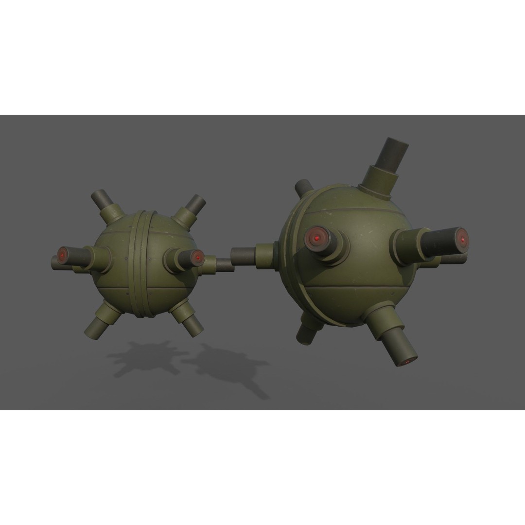 Sci-Fi Mines 3D Model – Low Poly Game Asset, FBX, PBR Textures - View 6