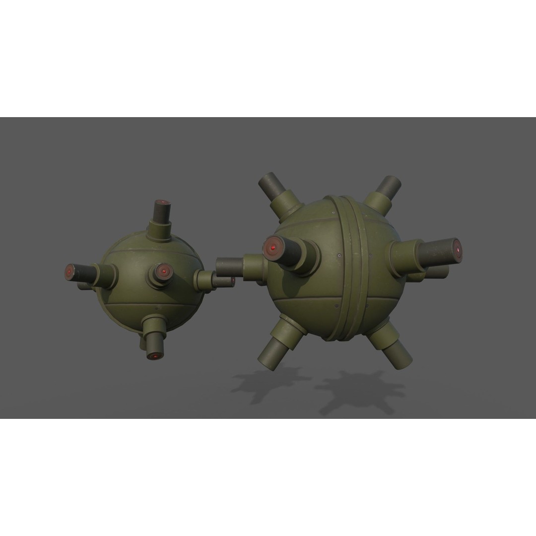 Sci-Fi Mines 3D Model – Low Poly Game Asset, FBX, PBR Textures - View 8