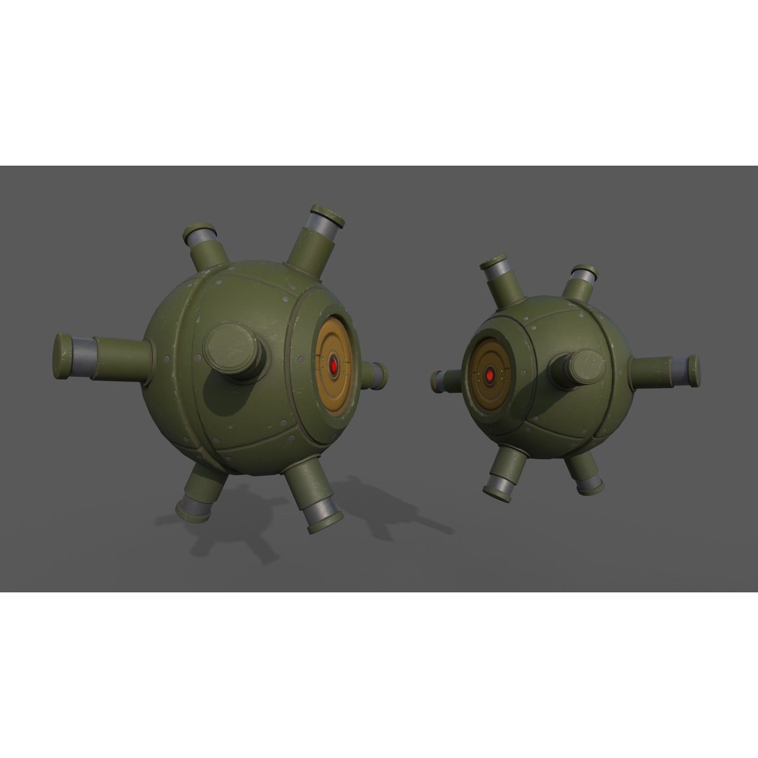 Sci-Fi Mines 3D Model – Low Poly Game Asset, FBX, PBR Textures - View 9