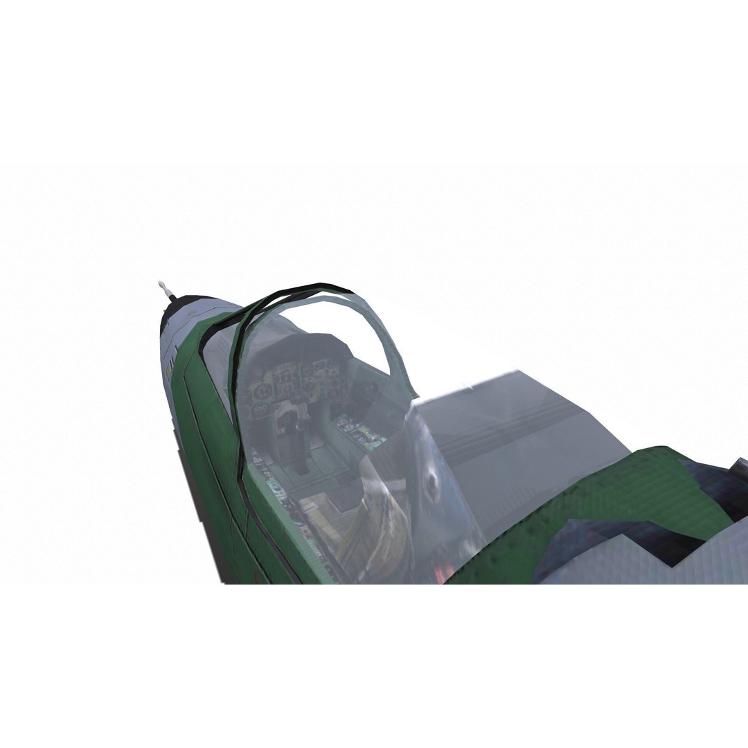 Dassault Mirage III 3D Model – Low Poly Game-Ready Aircraft, FBX - View 12