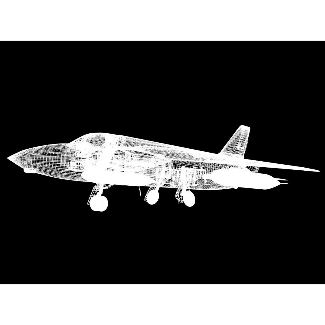 Folland Gnat F1 3D Model – High Poly Military Aircraft, FBX