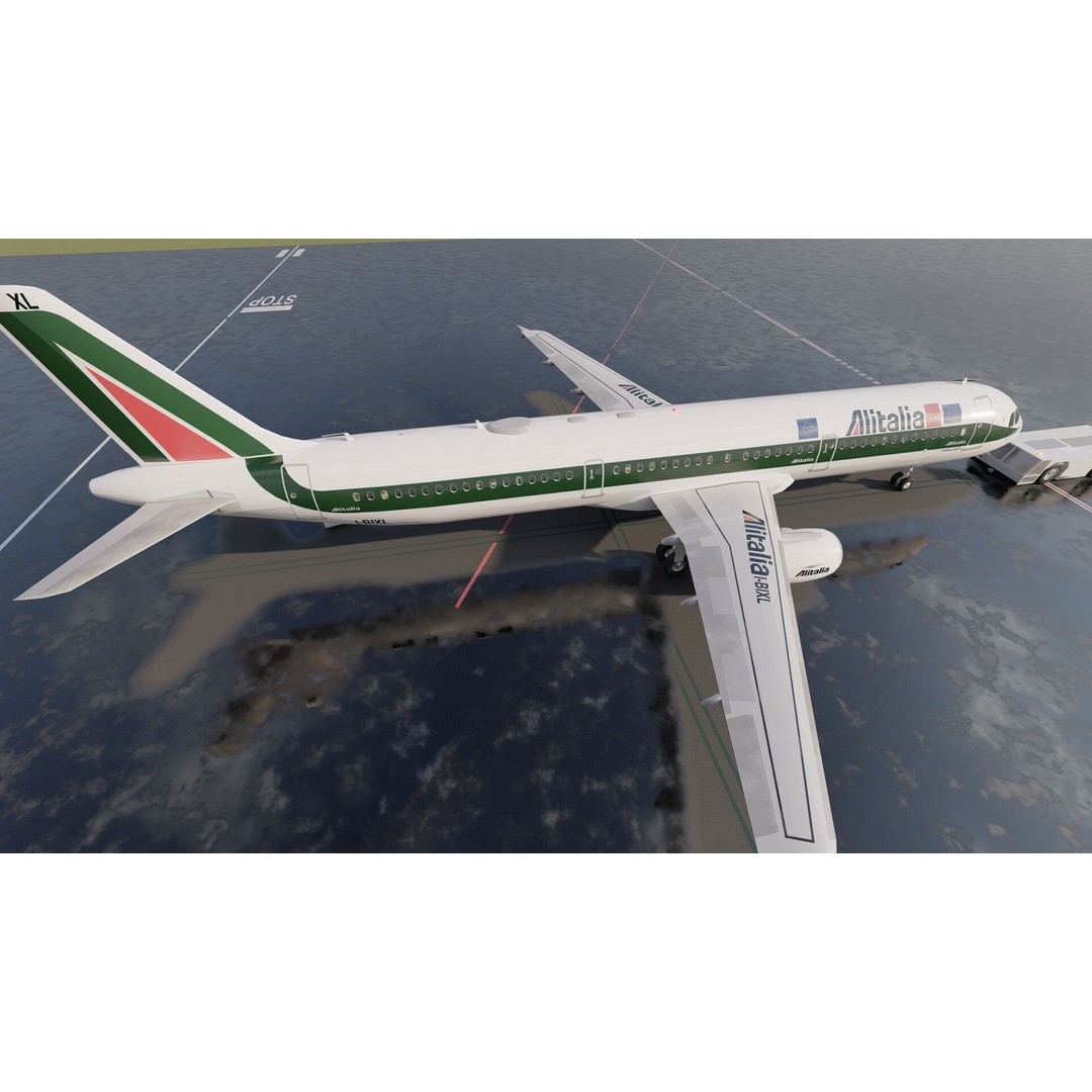 AIRBUS A321 3D Model – Detailed Commercial Aircraft with Interior - View 16