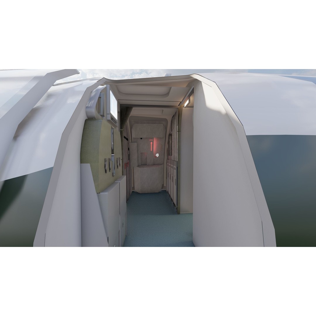 AIRBUS A321 3D Model – Detailed Commercial Aircraft with Interior - View 20