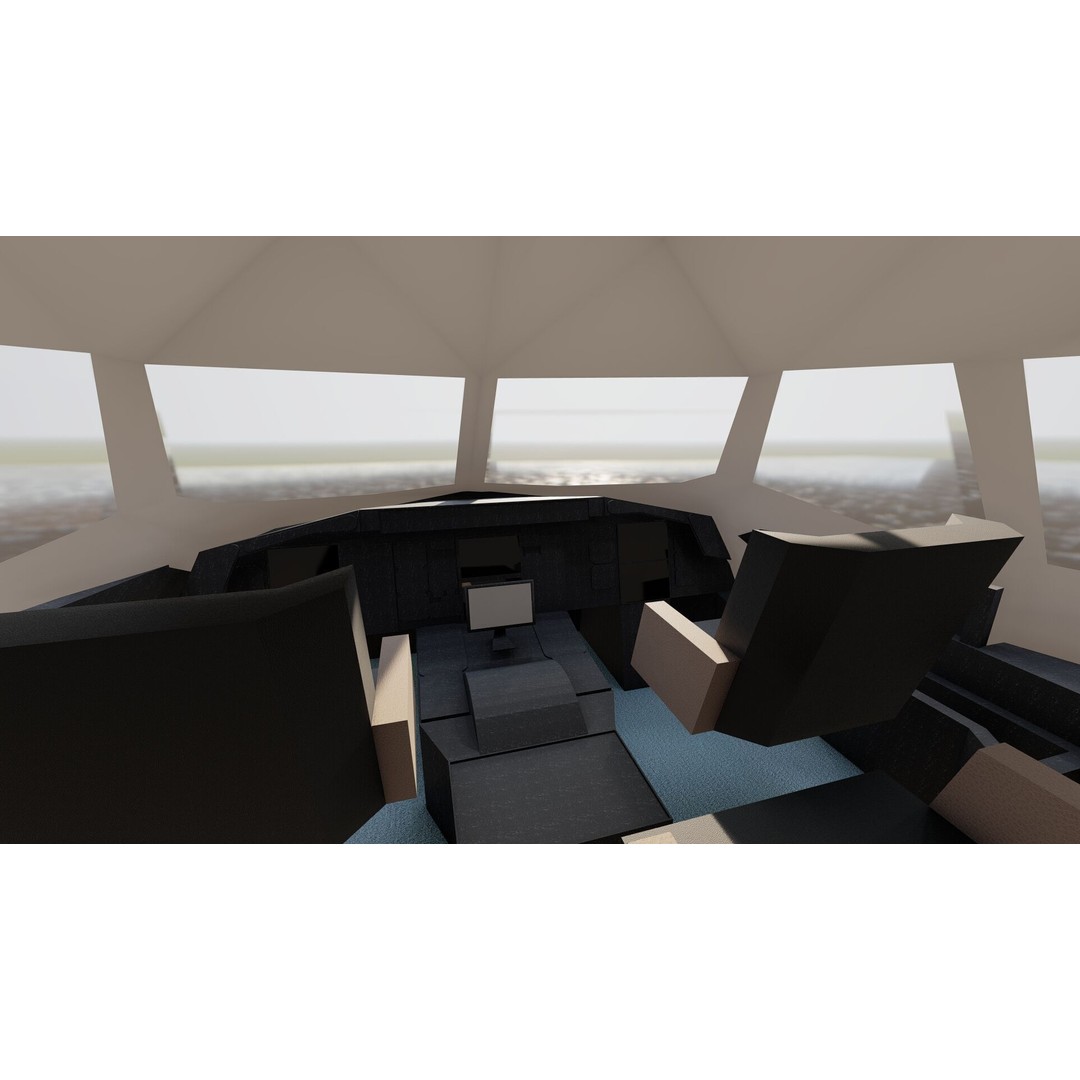 AIRBUS A321 3D Model – Detailed Commercial Aircraft with Interior - View 21