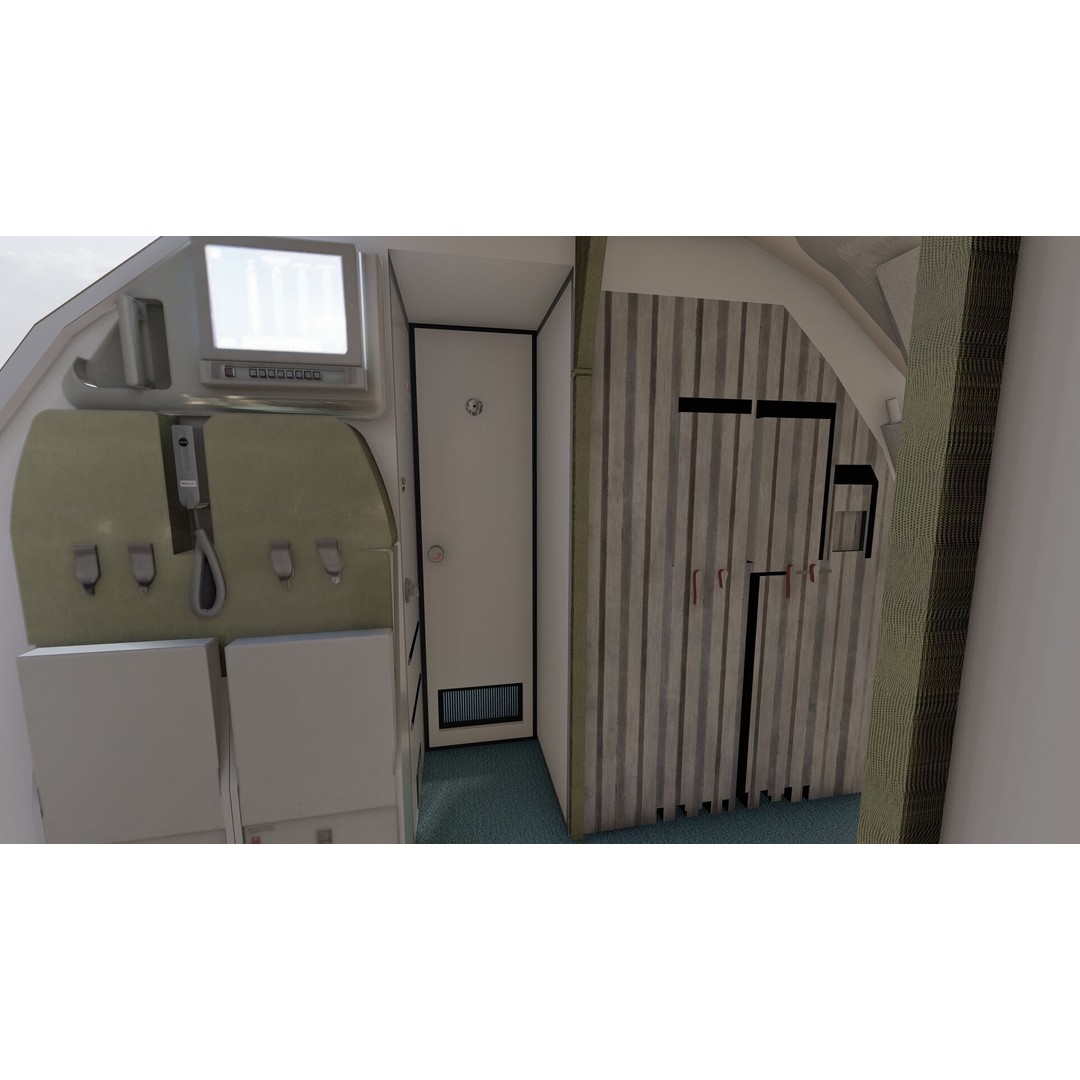 AIRBUS A321 3D Model – Detailed Commercial Aircraft with Interior - View 33