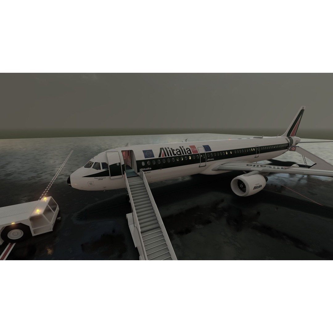 AIRBUS A321 3D Model – Detailed Commercial Aircraft with Interior - View 34