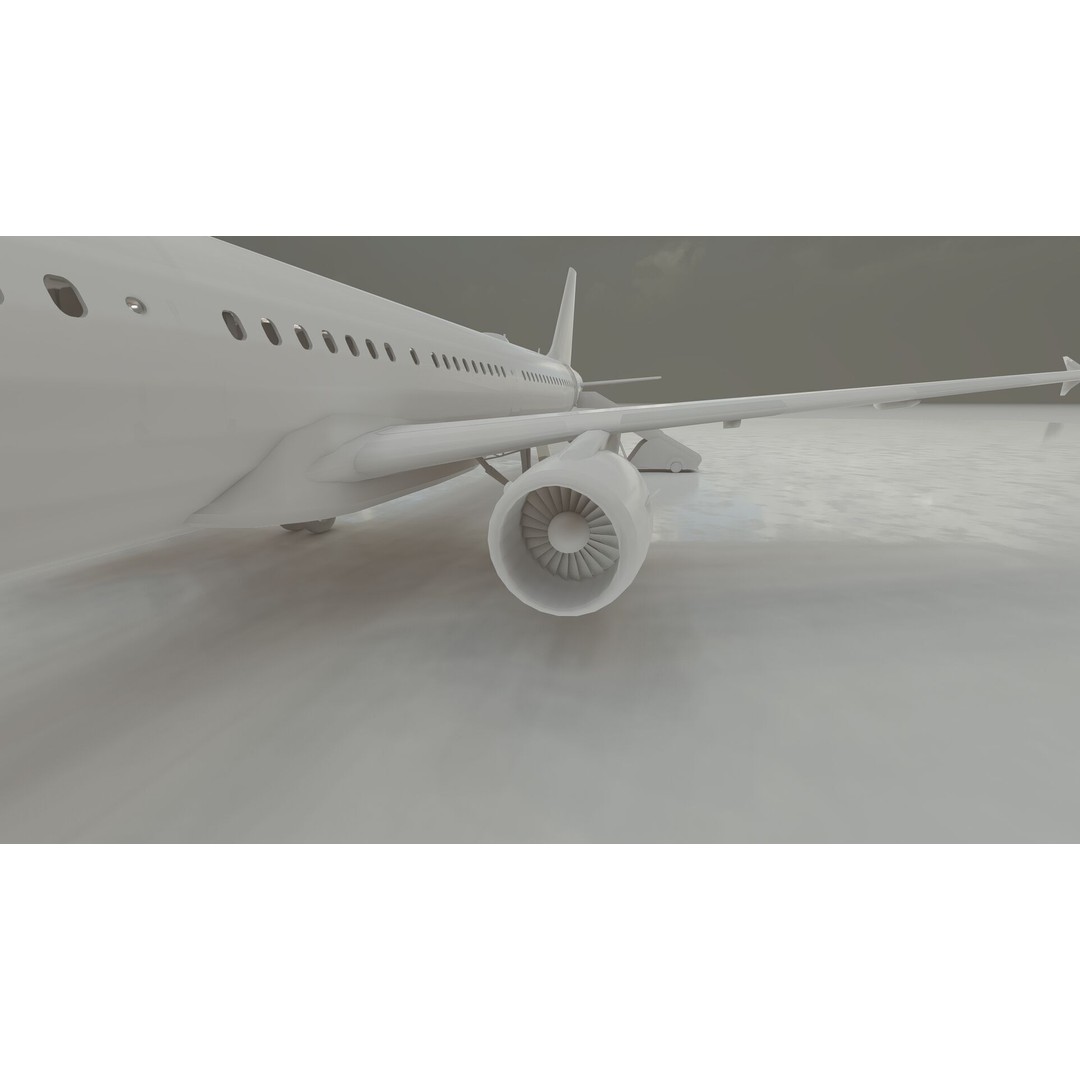 AIRBUS A321 3D Model – Detailed Commercial Aircraft with Interior - View 38