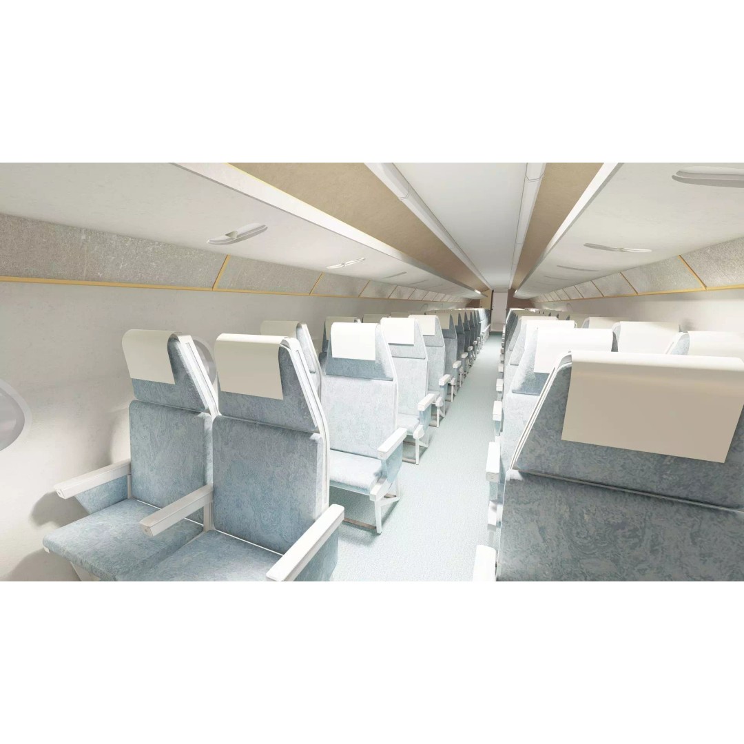 DC-8-62H 3D Model – Detailed Aircraft with Interior, FBX, OBJ - View 20