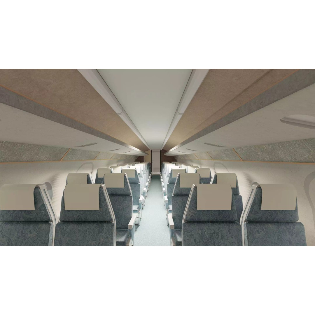 DC-8-62H 3D Model – Detailed Aircraft with Interior, FBX, OBJ - View 23