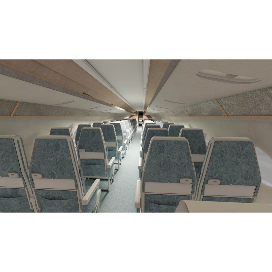 DC-8-62H 3D Model – Detailed Aircraft with Interior, FBX, OBJ - View 25