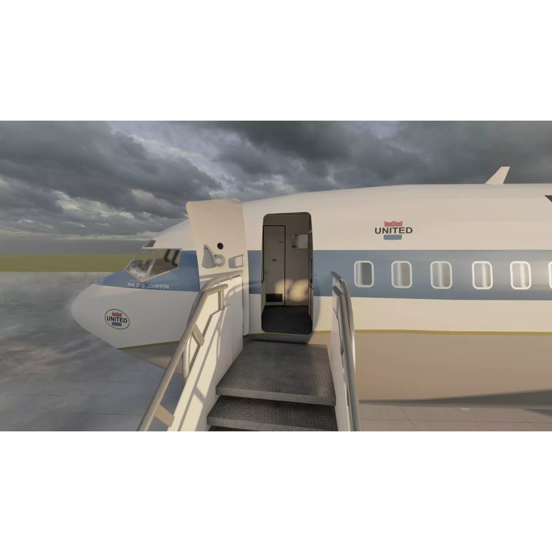 DC-8-62H 3D Model – Detailed Aircraft with Interior, FBX, OBJ - View 29