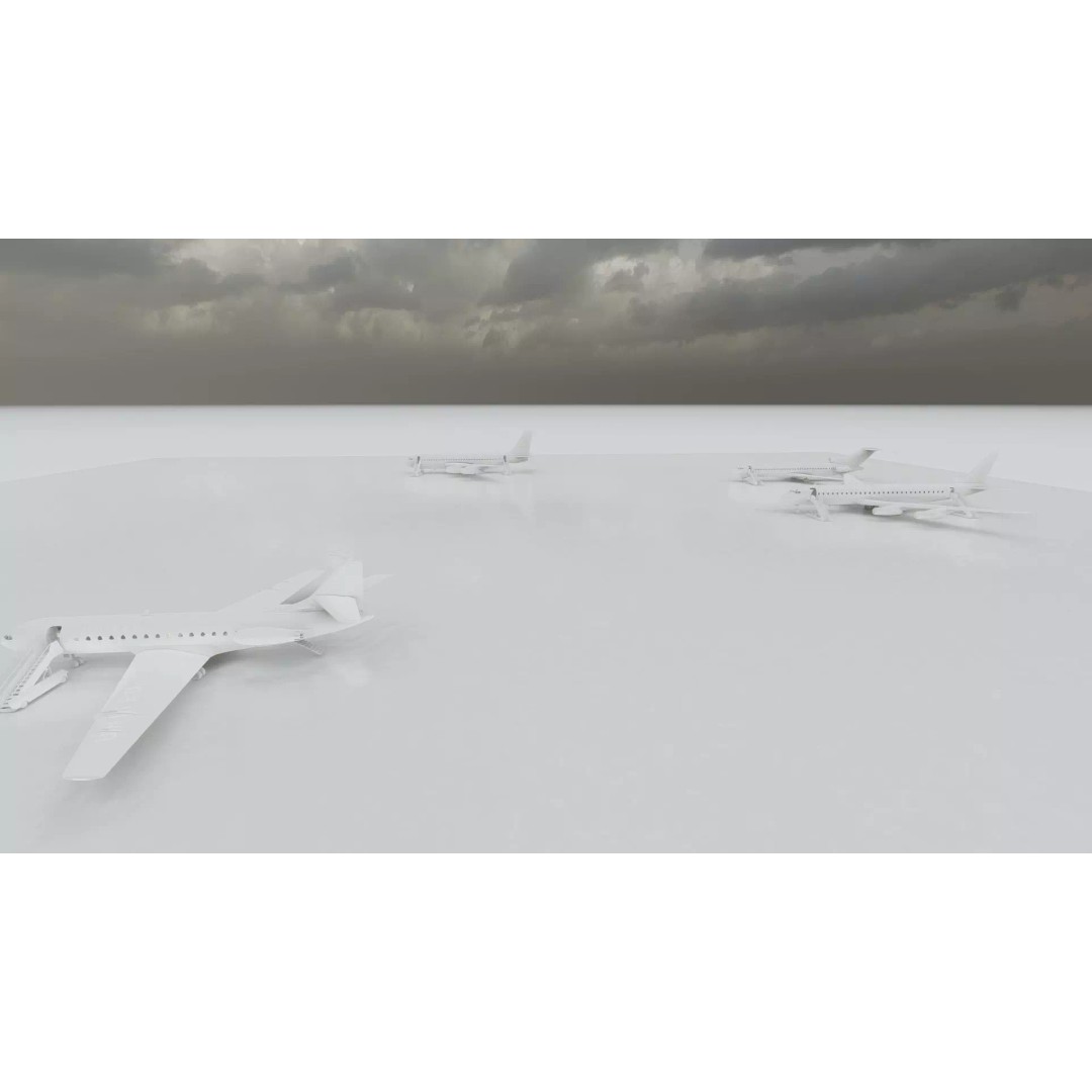 DC-8-62H 3D Model – Detailed Aircraft with Interior, FBX, OBJ - View 40