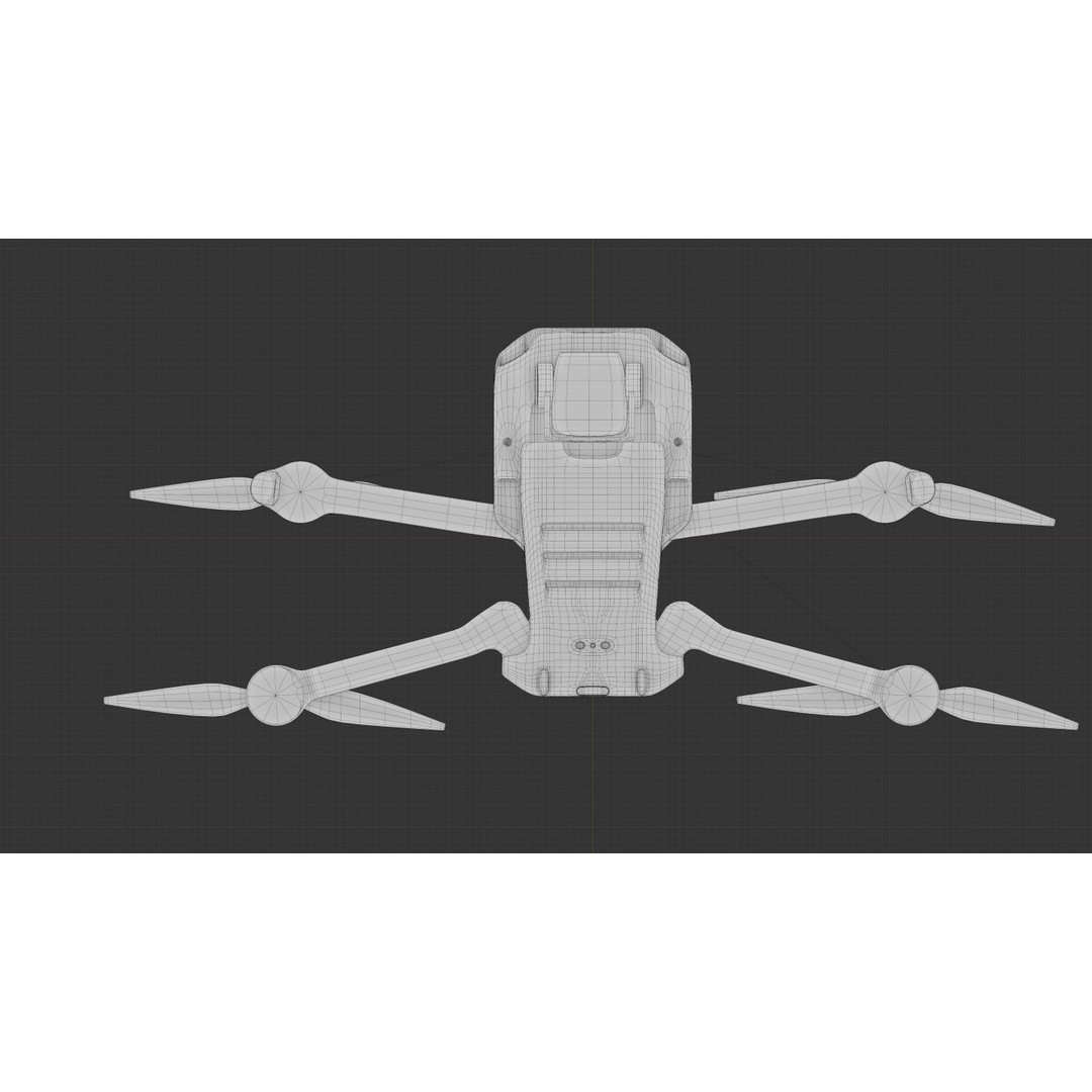 Dji Mini 2 3D Model – PBR Game-Ready Drone Asset, FBX/OBJ