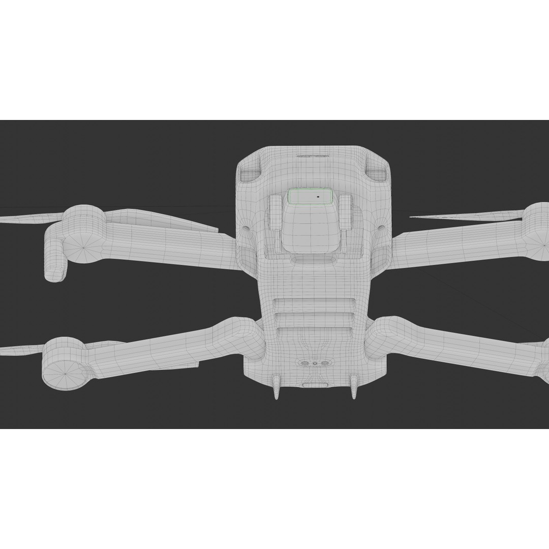 Dji Mini 2 3D Model – PBR Game-Ready Drone Asset, FBX/OBJ - View 20