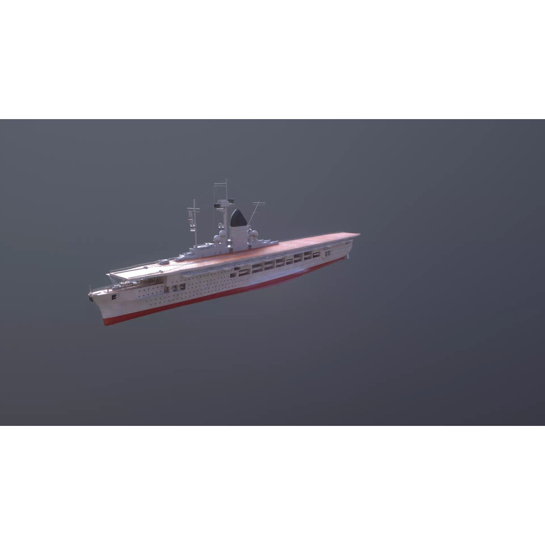 Graf Zeppelin Aircraft Carrier 3D Model – High Poly PBR Asset, FBX - View 17