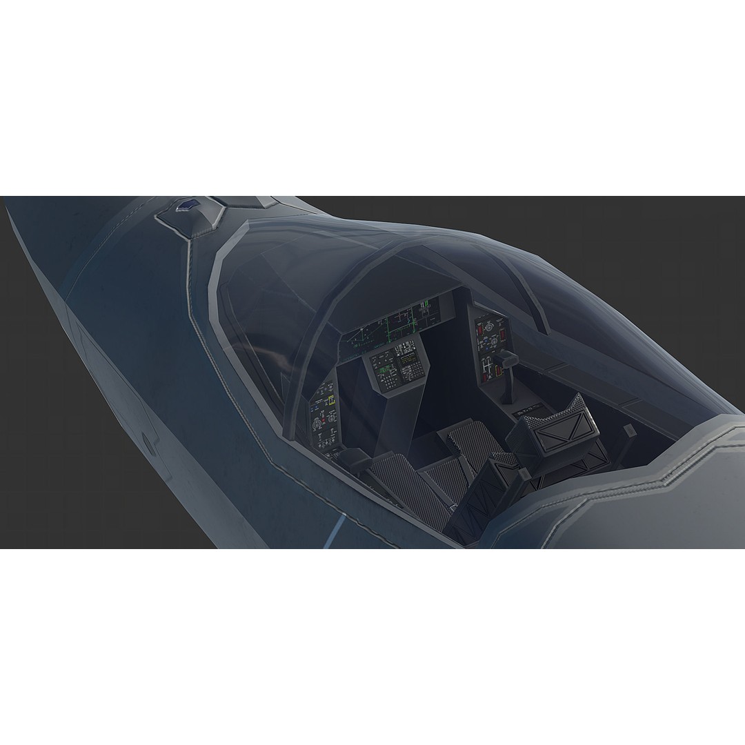 F35A F35B F35C 3D Model – Low Poly Military Aircraft Asset, FBX - View 19
