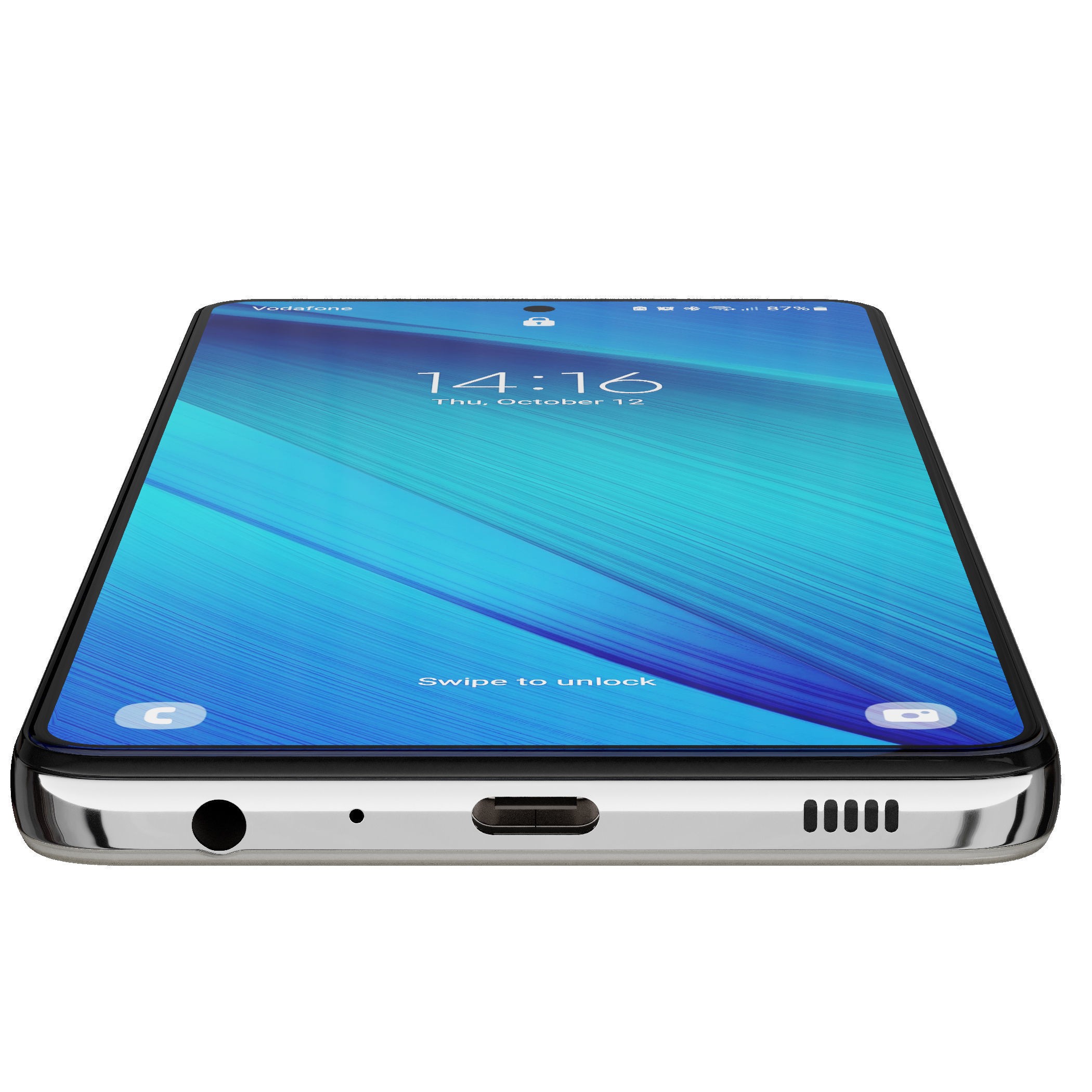 Samsung A72 Mobile Phone - Photo Real 3D Model - View 10