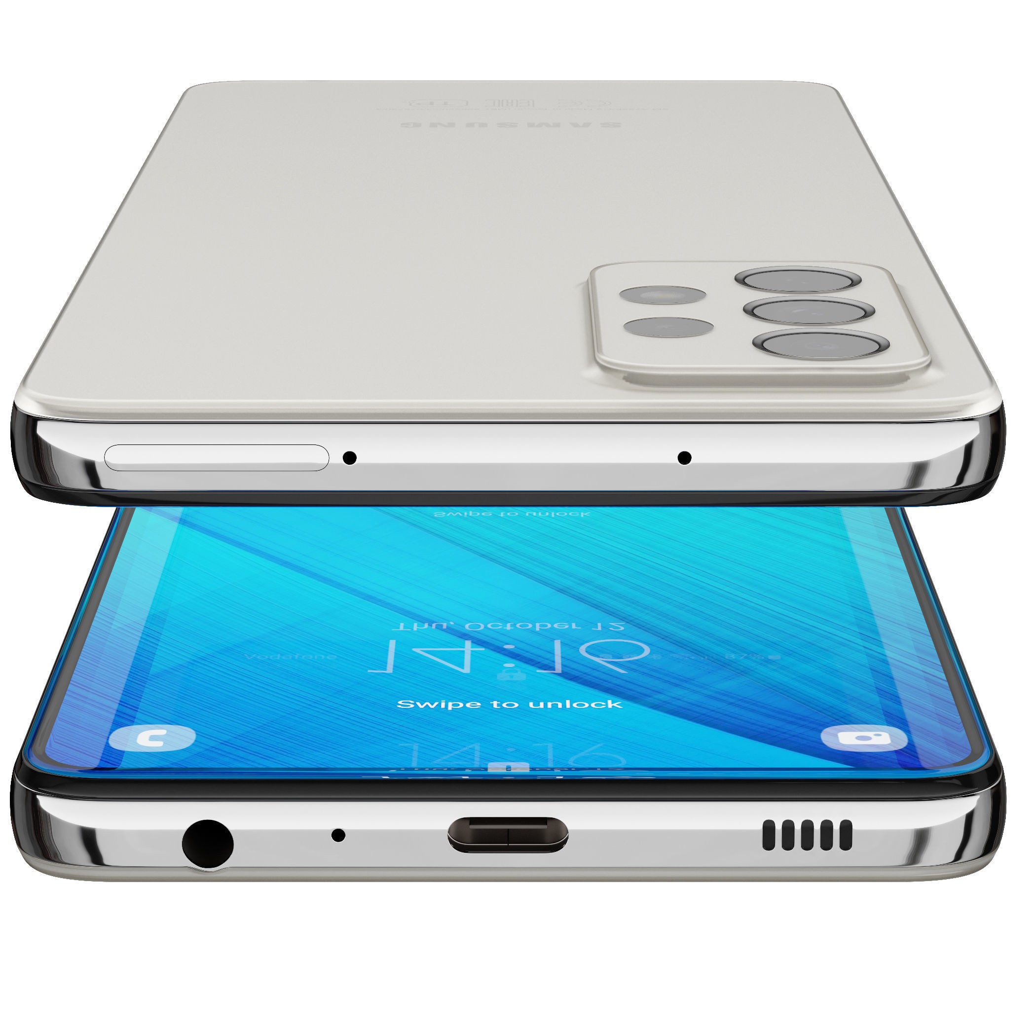 Samsung A72 Mobile Phone - Photo Real 3D Model - View 14