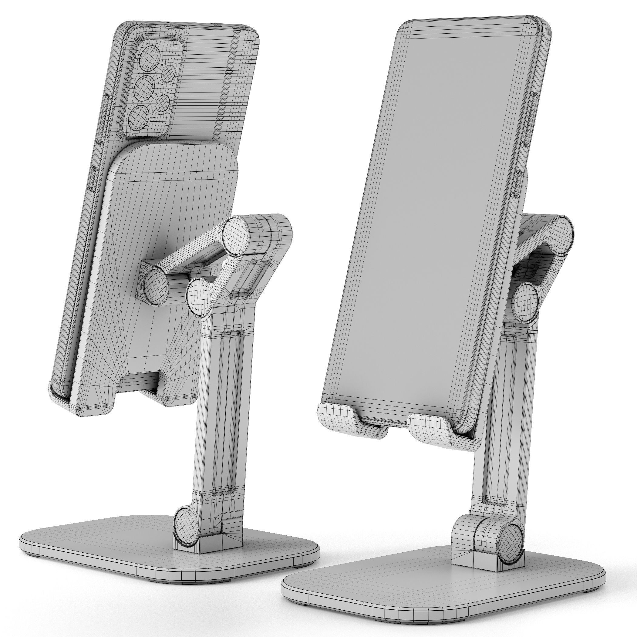 Samsung A72 Mobile Phone - Photo Real 3D Model - View 3