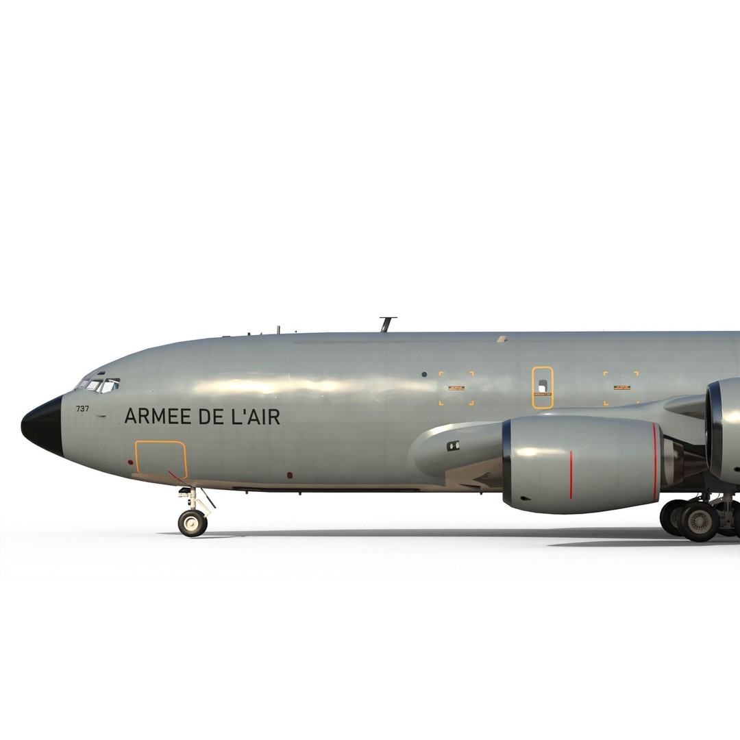 C-135FR Stratotanker 3D Model – PBR Military Aircraft, FBX - View 14