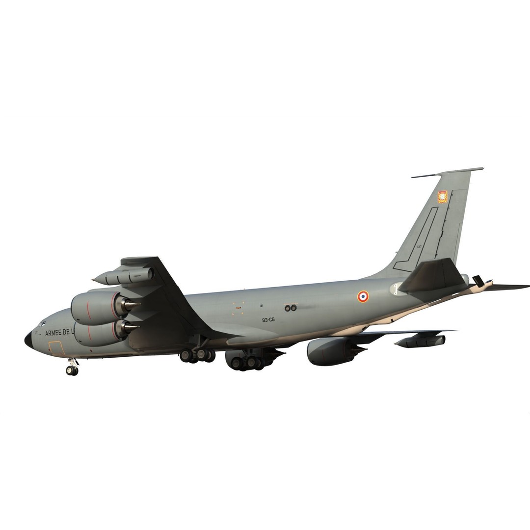 C-135FR Stratotanker 3D Model – PBR Military Aircraft, FBX - View 15