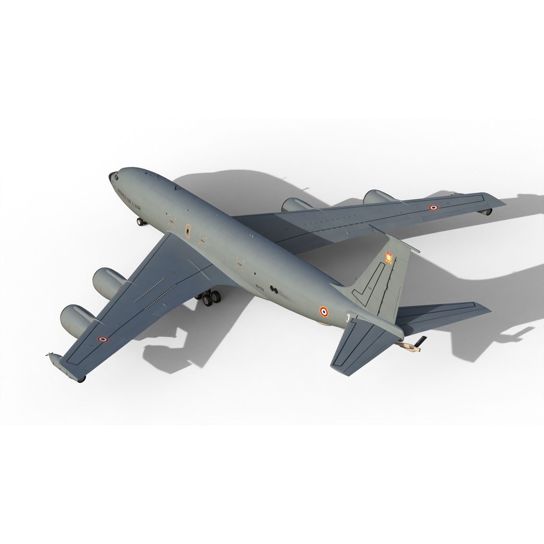 C-135FR Stratotanker 3D Model – PBR Military Aircraft, FBX - View 3