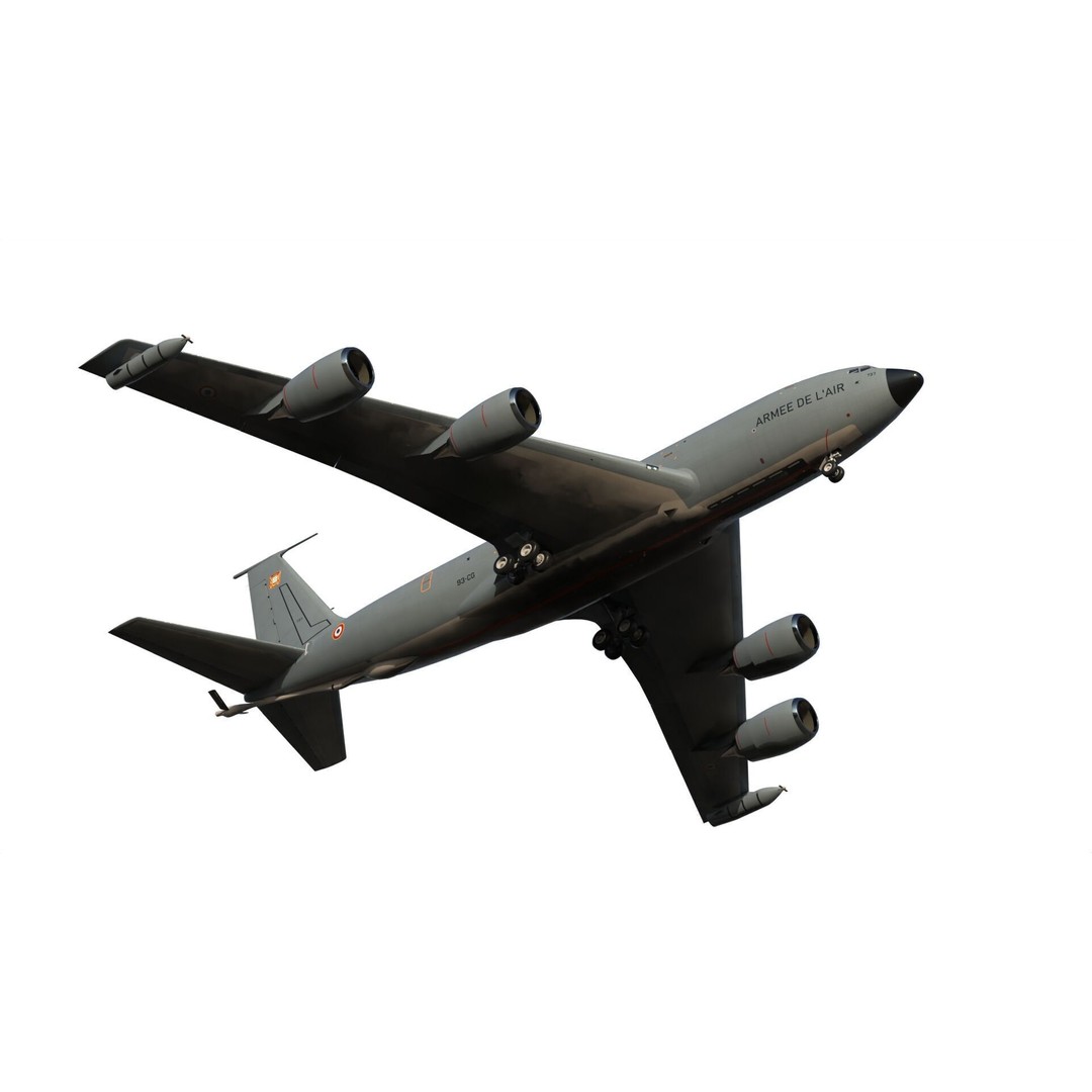 C-135FR Stratotanker 3D Model – PBR Military Aircraft, FBX - View 7