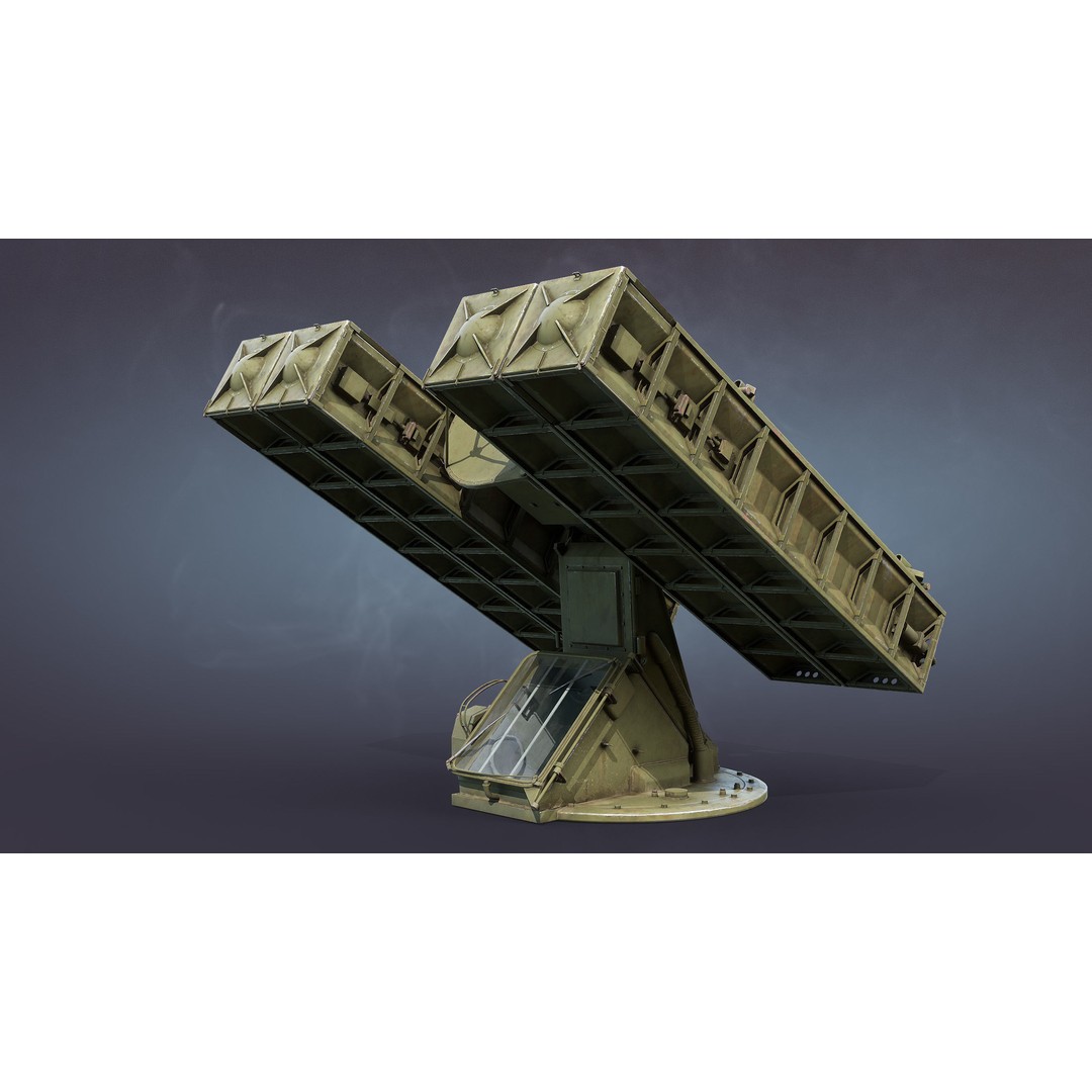 9K35 Strela-10 3D Model – Low Poly Game Ready Missile System, FBX - View 22