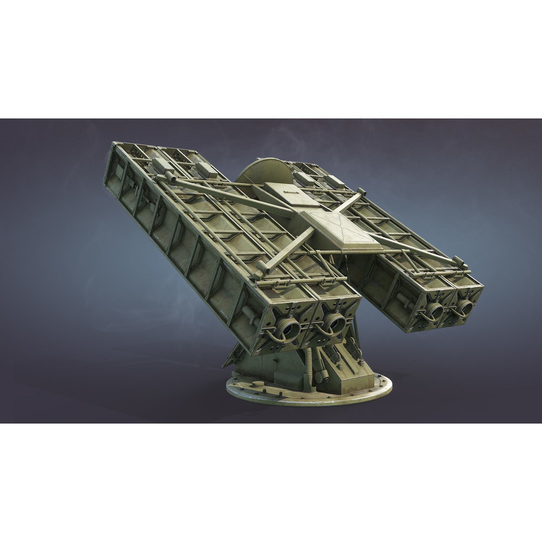 9K35 Strela-10 3D Model – Low Poly Game Ready Missile System, FBX - View 23
