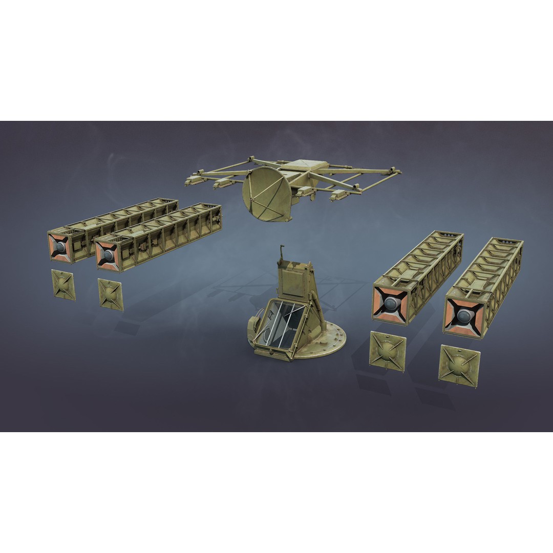 9K35 Strela-10 3D Model – Low Poly Game Ready Missile System, FBX - View 24