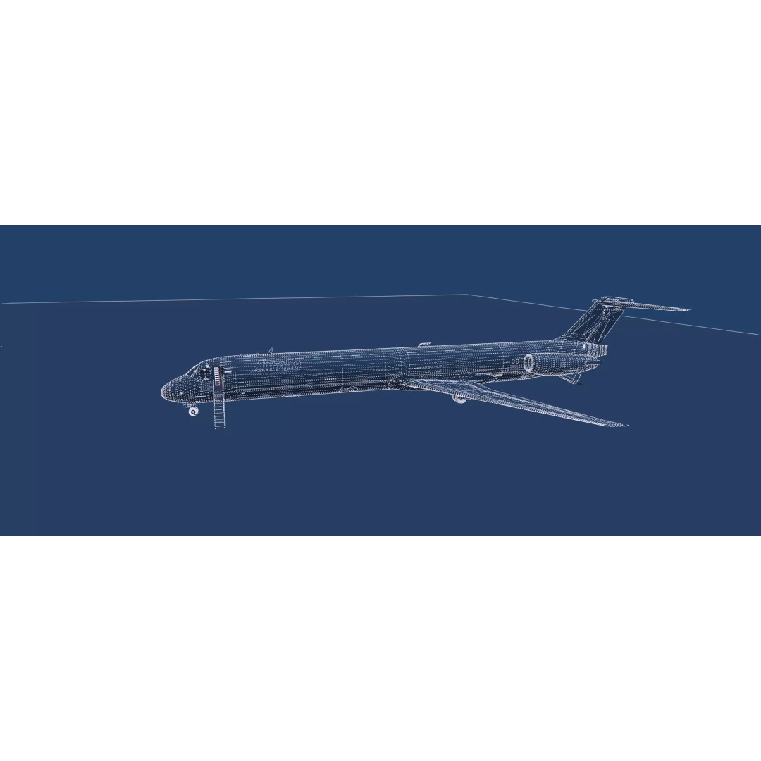 Boeing 777-200 3D Model – Detailed Aircraft with Interior, FBX