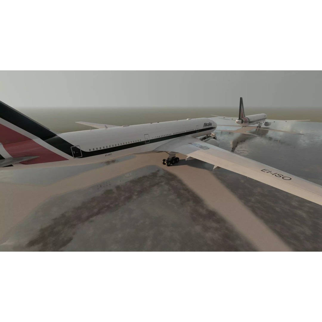 Boeing 777-200 3D Model – Detailed Aircraft with Interior, FBX - View 19