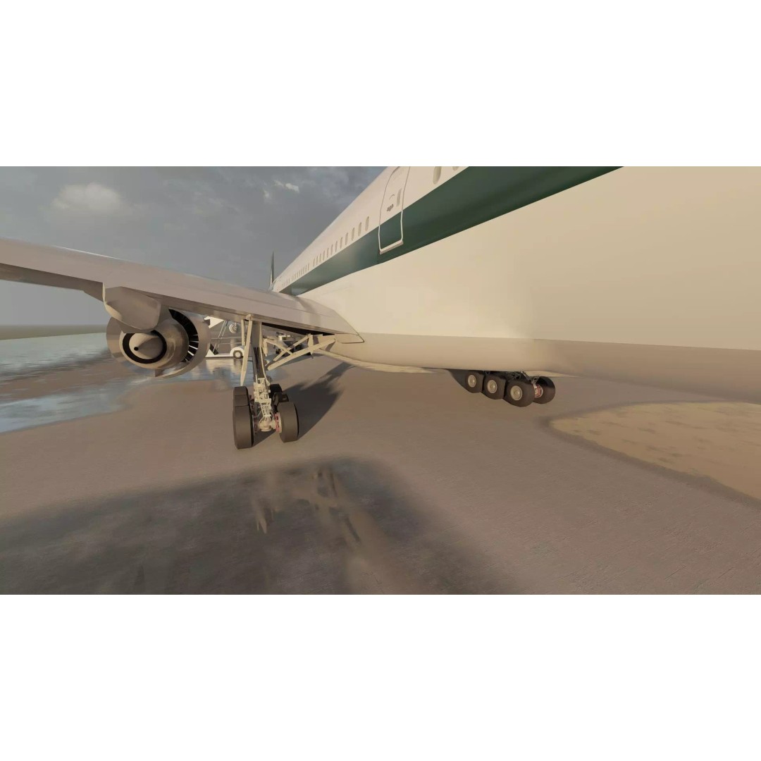Boeing 777-200 3D Model – Detailed Aircraft with Interior, FBX - View 23