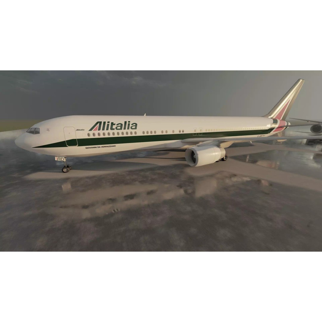 Boeing 777-200 3D Model – Detailed Aircraft with Interior, FBX - View 24