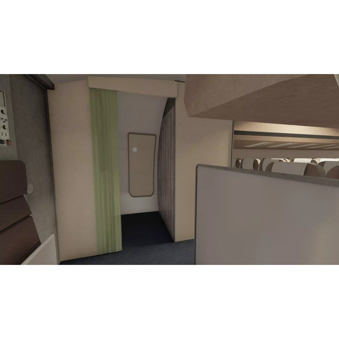 Boeing 777-200 3D Model – Detailed Aircraft with Interior, FBX - View 31