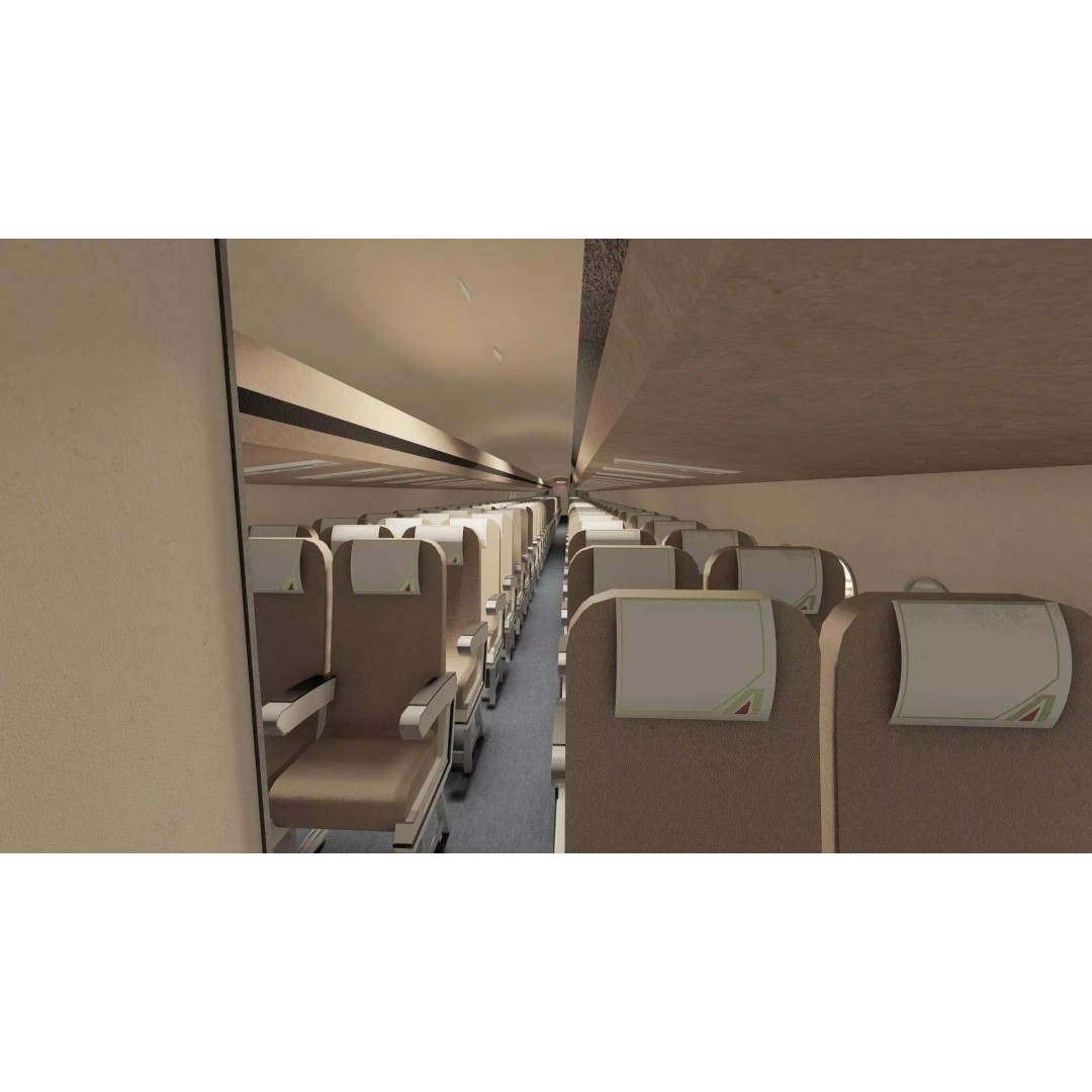 Boeing 777-200 3D Model – Detailed Aircraft with Interior, FBX - View 32