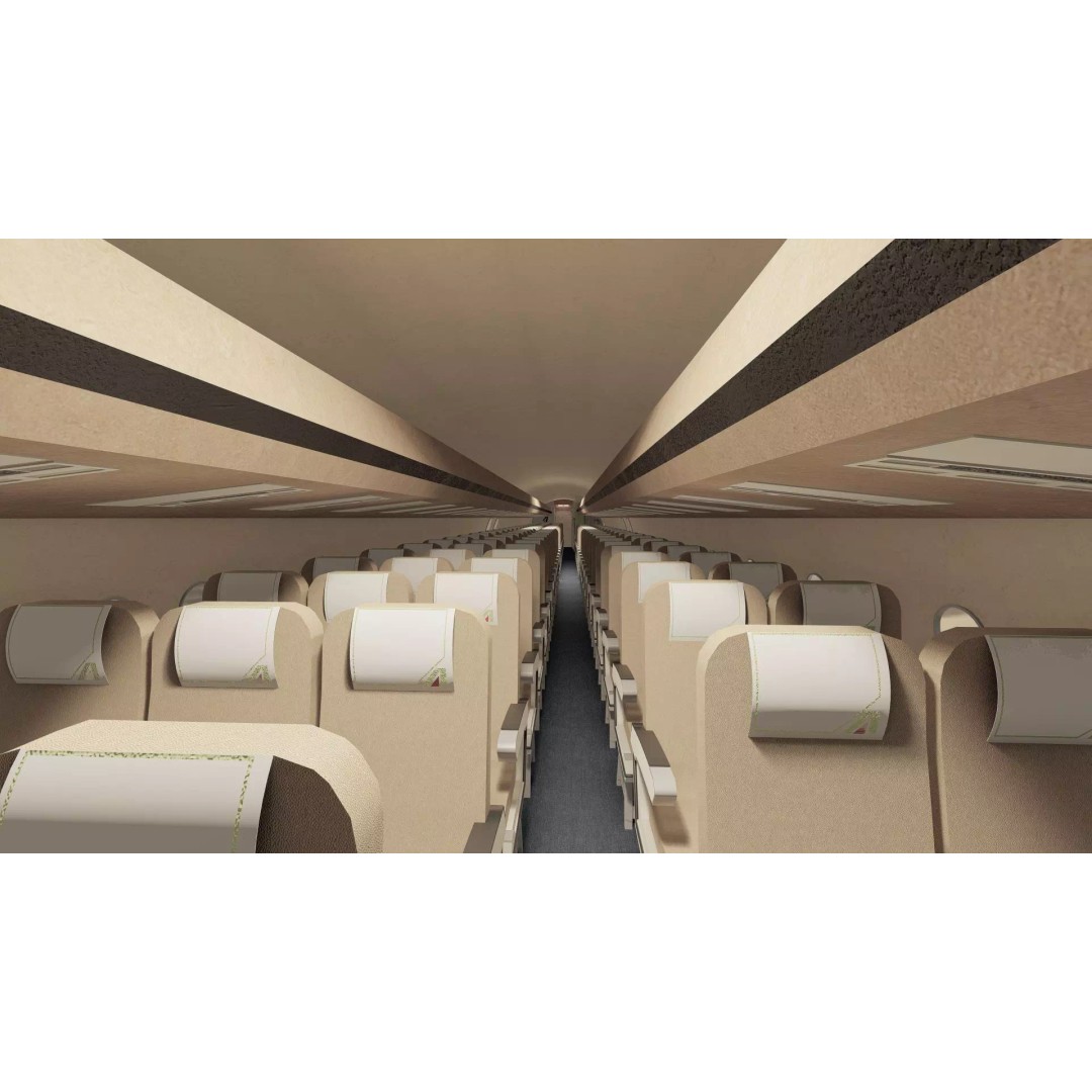 Boeing 777-200 3D Model – Detailed Aircraft with Interior, FBX - View 33