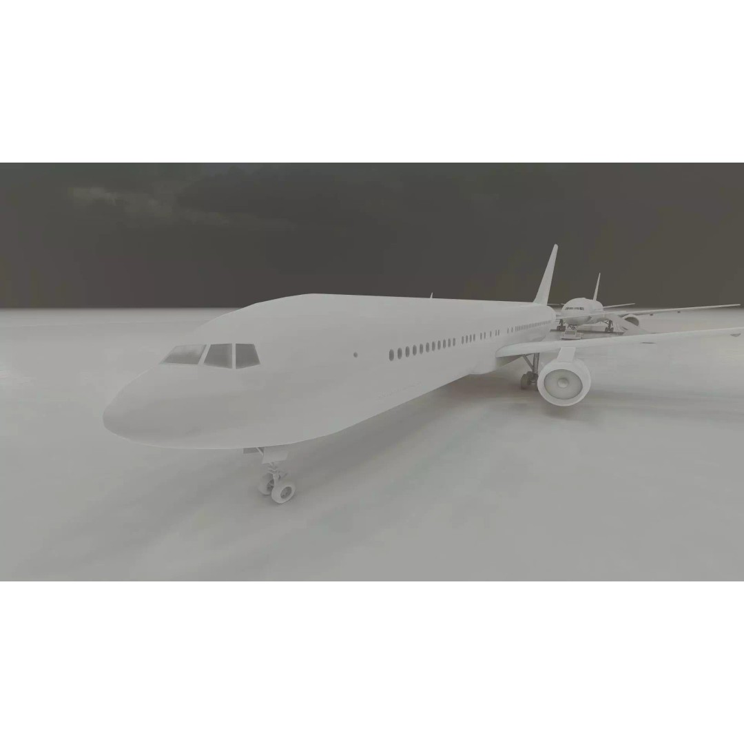 Boeing 777-200 3D Model – Detailed Aircraft with Interior, FBX - View 41